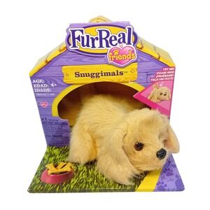2009 NEW FurReal Friends Snuggimals Golden Retriever Dog Interactive Toy NO BATT